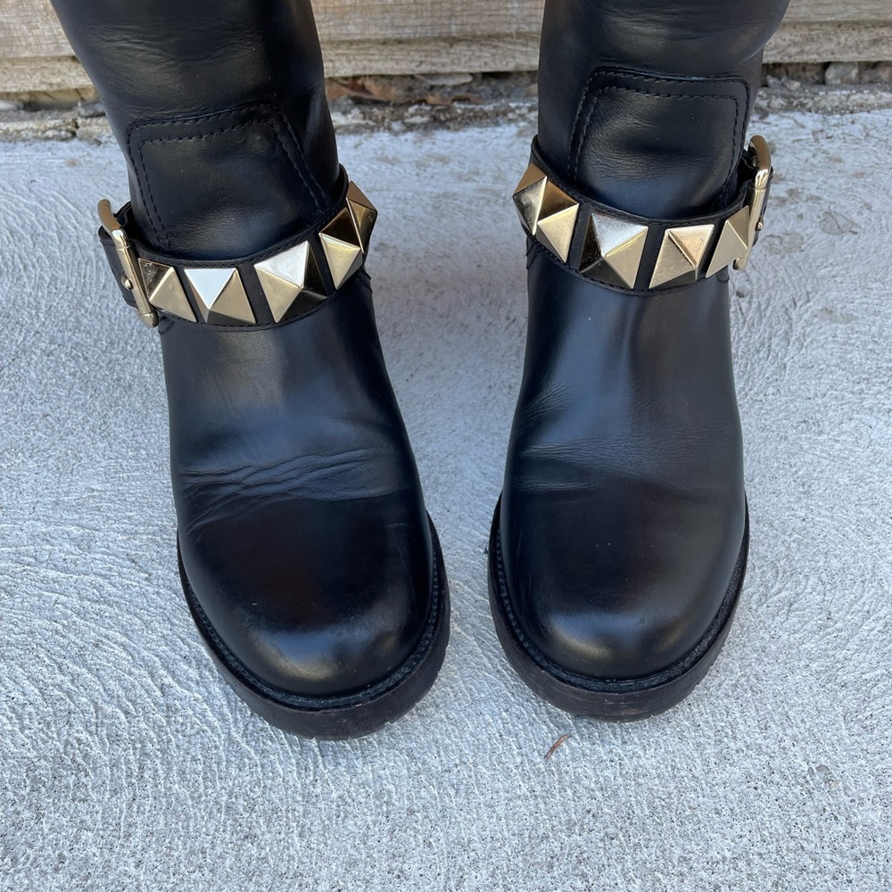 Valentino Rock stud Moto biker boots, size 39 - Picture 2 of 16